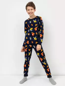 Хлопковый комплект для мальчиков (джемпер и брюки)