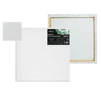 Холст на подрамнике, хлопок 100%, 1.62020 см, акриловый грунт, среднезернистый, 380 г/м