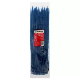 Хомут нейлоновый для стяжки, тундра, 3.6300 мм, синий, 100 шт.