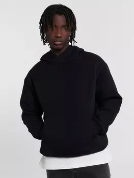 Худи мужское черное