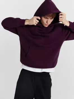Худи мужское фиолетовое