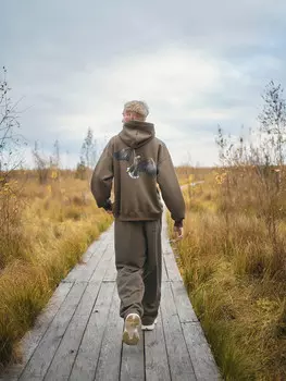 Худи мужское хаки из коллекции