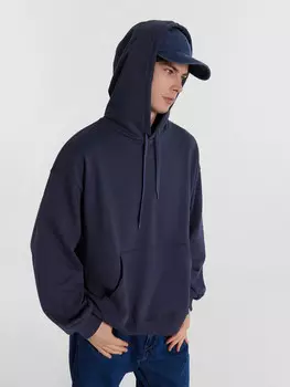 Худи мужское синее