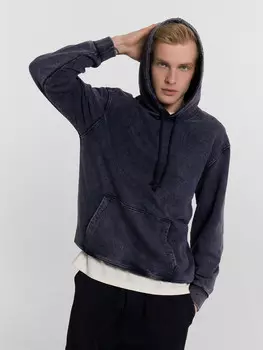 Худи мужское синее