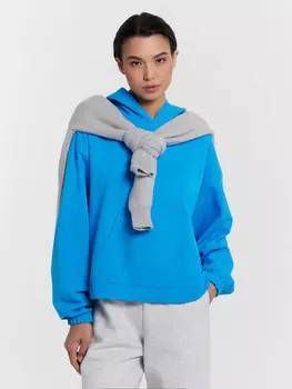 Худи женское голубое