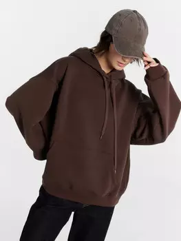 Худи женское коричневое