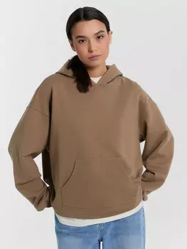 Худи женское коричневое