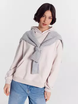 Худи женское кремовое