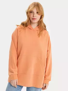 Худи женское оранжевое