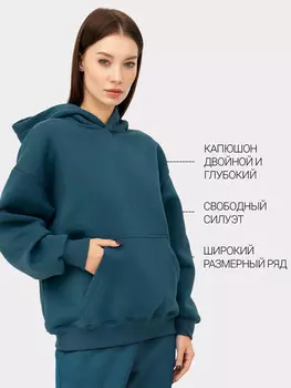 Худи женское в бирюзовом оттенке