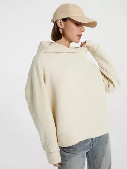 Худи женское в молочном цвете