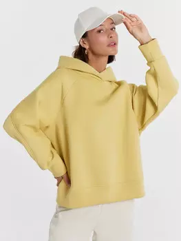 Худи женское в желтом оттенке