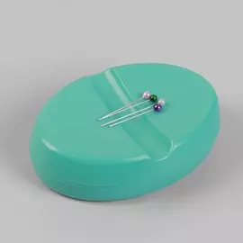 Игольница магнитная, 10.17 см, бирюзовая