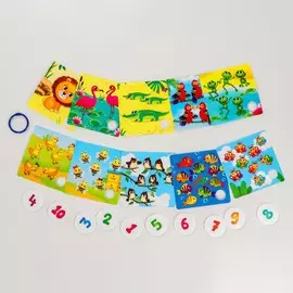 Развивающая игра на липучках