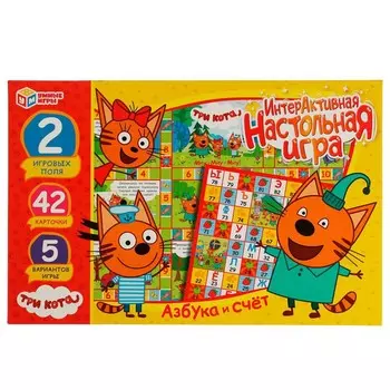 Игра настольная Три Кота, Умные игры 4680107941664
