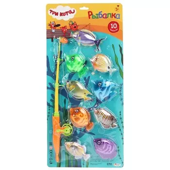 Игра рыбалка Три Кота, ИГРАЕМ ВМЕСТЕ 1508V035-R