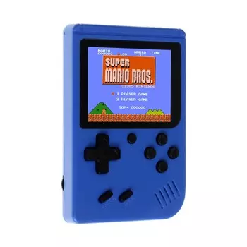 Игровая приставка 400 в 1, av кабель, 8 бит, синяя