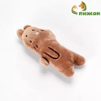 Игрушка для кошек с кошачьей мятой, 10 см, коричневая