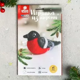 Валяние из шерсти на новый год. игрушка своими руками