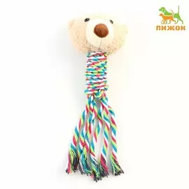 Игрушка с погремушкой мягкая для собак