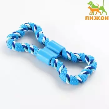 Игрушка витая из резины и каната