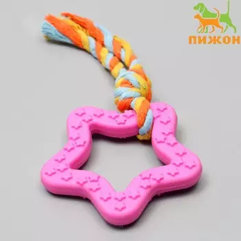 Игрушка жевательная с канатом