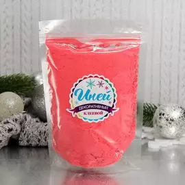 Новый год! иней искусственный клеевой для декора