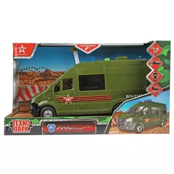 Инерционный транспорт с функциями "свет" или звук" ГАЗЕЛЬ, Технопарк NEXTVAN-22PLARR-GN