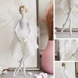 Набор для шитья. интерьерная кукла балерина