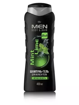 IRIS MEN Шампунь-гель для волос и тела Mint Lime