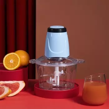 Измельчитель luazon lbr-06, пластик, 300 вт, 2 л, голубой