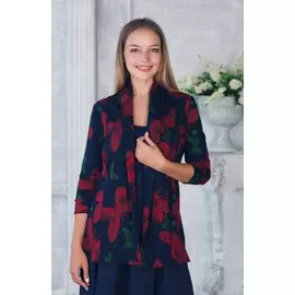 Элегантный кардиган из облегченного трикотажа