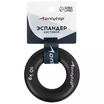 Эспандер кистевой onlytop, 10 кг, цвет черный