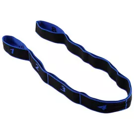 Эспандер-лента sangh, эластичная, с захватами, 90х4 см, цвет синий