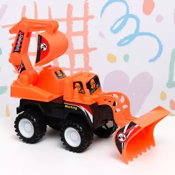 Экскаватор пластмассовый 23х16см