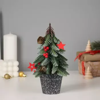 Искусственная елка литая настольная