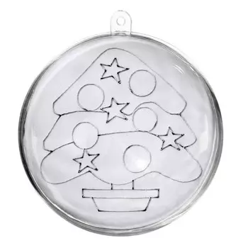 Новый год! елочное украшение под раскраску