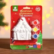 Ёлочное украшение под раскраску