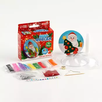 Ёлочный шар - фреска своими руками на новый год