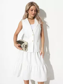 Юбка с оборкой