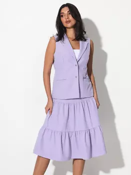 Юбка с оборкой