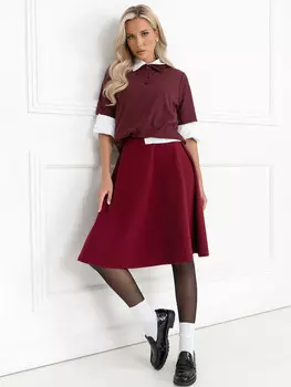 Юбка солнце на резинке