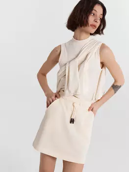 Юбка женская бежевая