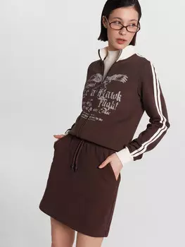 Юбка женская коричневая