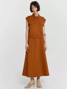 Юбка женская коричневая