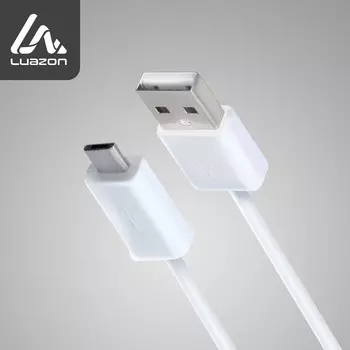 Кабель luazon, microusb - usb, 1 а, 1 м, белый
