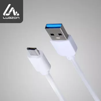 Кабель luazon, microusb - usb, 1 а, 1.5 м, утолщенный, белый