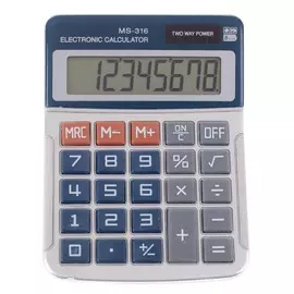 Калькулятор настольный, 8-разрядный, ms - 316
