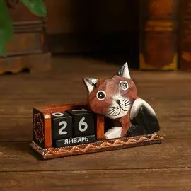 Календарь настольный дерево