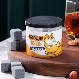 Камни для виски в банке